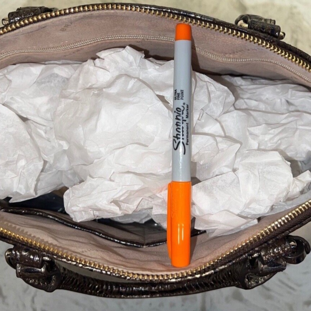 Brahmin Large Duxbury Umbra Melbourne Leather Bag NEW! RARE RETIRED PRICE FIRM - Picture 12 of 12